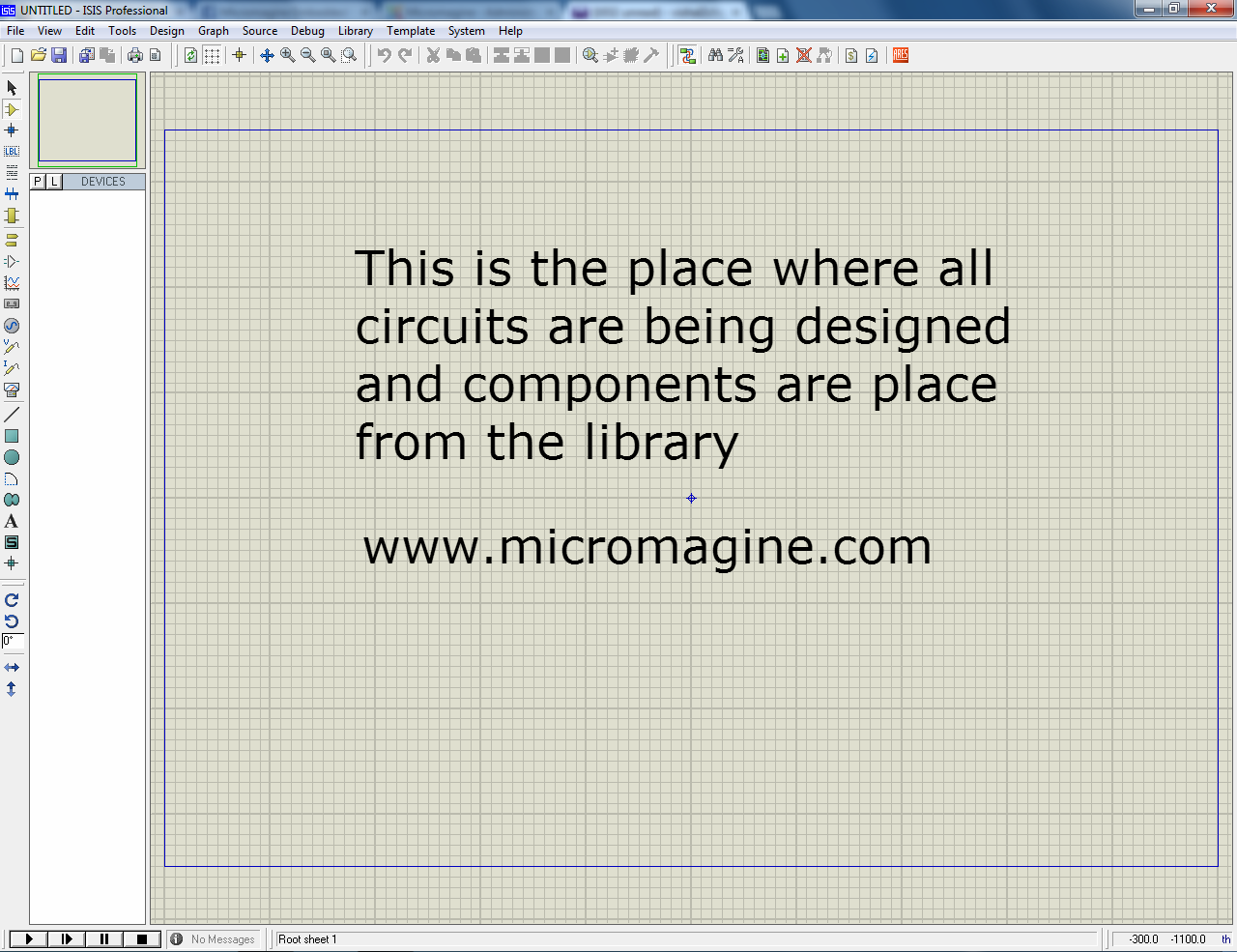 Micromagine - Getting Started With ISIS Proteus